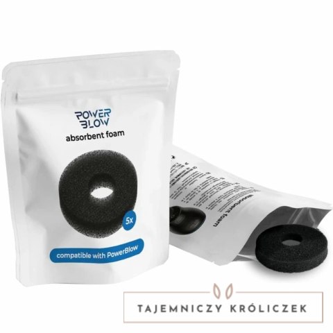 Kiiroo Power Blow - Zestaw 5 wymiennych pianek chłonnych PU KIIROO