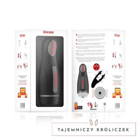 ONINDER Seoul - Inteligentna maszyna intymna, silikonowa, 10 trybow, aplikacja ONINDER
