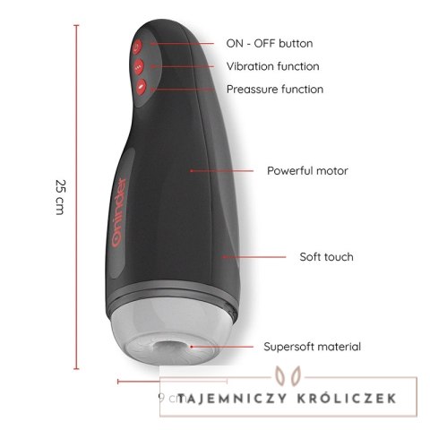 ONINDER Seoul - Inteligentna maszyna intymna, silikonowa, 10 trybow, aplikacja ONINDER