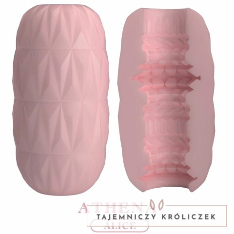 Pretty Love Athena Egg Stroker rożowy - kompaktowa maszyna intymna TPR PRETTY LOVE