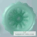Pretty Love Athena Egg Stroker turkusowy TPR kompaktowy model PRETTY LOVE