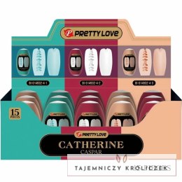 Pretty Love Caspar Zestaw 15 rękawow intymnych, elastyczny TPR, mix PRETTY LOVE