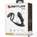 Pretty Love Emoni - Pierścień z systemem anatomicznym i 12 trybami pracy, czarny PRETTY LOVE