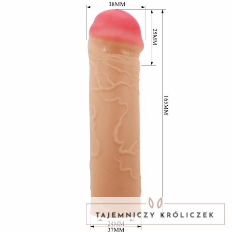 Pretty Love Nile Nakładka Wydłużająca z TPR Kolor Naturalny 16 cm PRETTY LOVE