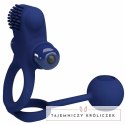 Pretty Love Remington - podwojny pierścień wibracyjny z niebieską wtyczką, silikonowy PRETTY LOVE