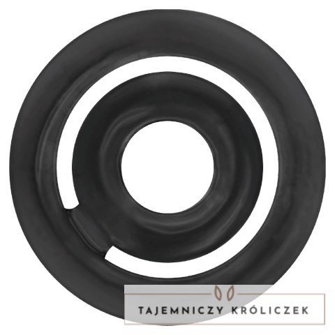 Addicted Toys Potenz C-Ring czarny - podwojny pierścień silikonowy ADDICTED