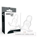 Addicted Toys Transparentny tunel anatomiczny TPE 15 cm, duży rozmiar ADDICTED