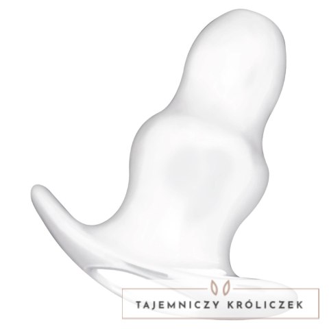 Addicted Toys Transparentny tunel anatomiczny TPE 15 cm, duży rozmiar ADDICTED