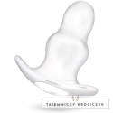 Addicted Toys Transparentny tunel anatomiczny TPE 15 cm, duży rozmiar ADDICTED