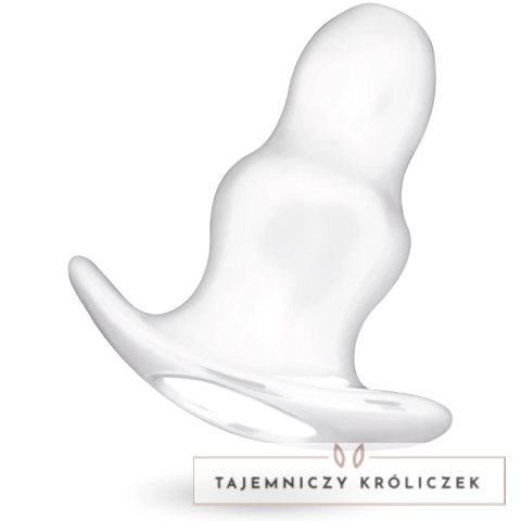 Addicted Toys Transparentny tunel anatomiczny TPE 15 cm, duży rozmiar ADDICTED
