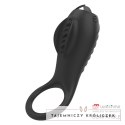 Brilly Glam Alan - Pierścień wibrujący z funkcją Watchme, czarny, 11 cm BRILLY GLAM