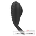 Brilly Glam Alan - Pierścień wibrujący z funkcją Watchme, czarny, 11 cm BRILLY GLAM