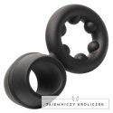 CalExotics Alpha Dual Magnum czarny - podwojny pierścień silikonowy CALEXOTICS