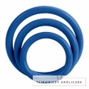 CalExotics Tri-Rings silikonowe pierścienie 3 rozmiary niebieskie CALEXOTICS