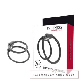 Darkness Duo - Zestaw Wzmacniających Pierścieni Anatomicznych TPR DARKNESS