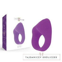 Intense OTO Lilac - Pierścień wibracyjny silikonowy, akumulatorowy, 20 trybow INTENSE