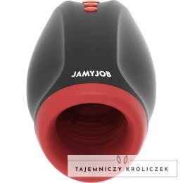 JAMYJOB Novax - urządzenie intymne z wibracjami i systemem kompresji, czarne JAMYJOB
