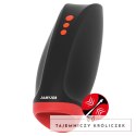 JAMYJOB Novax - urządzenie intymne z wibracjami i systemem kompresji, czarne JAMYJOB
