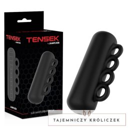 Jamyjob Tensek 5 Czarna Maszyna Intymna z Uchwytami TPE 18 cm JAMYJOB