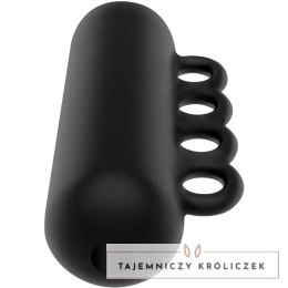 Jamyjob Tensek 5 Czarna Maszyna Intymna z Uchwytami TPE 18 cm JAMYJOB