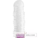 Ohmama Model Teksturowany z Wibrującym Systemem, 13 cm - Transparentny OHMAMA