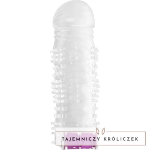 Ohmama Model Teksturowany z Wibrującym Systemem, 13 cm - Transparentny OHMAMA