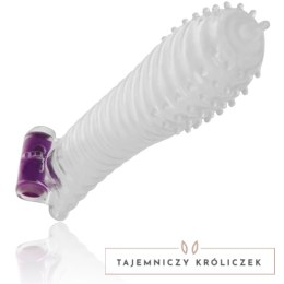 Ohmama Teksturowana nakładka intymna z wibrującym modułem 15 cm OHMAMA