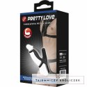 Pretty Love 0801S - Czarny elastyczny rękaw z 10 trybami wibracji, silikon PRETTY LOVE