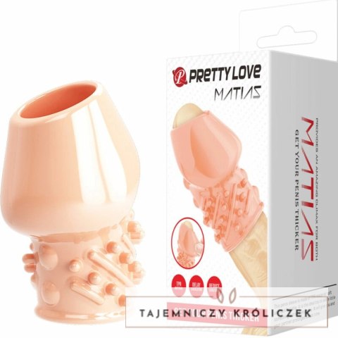 Pretty Love Matias anatomiczny nakładka powiększająca cielista TPR PRETTY LOVE