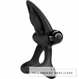 Pretty Love Pierścień Wibrujący 10 Trybow Czarny Silikonowy PRETTY LOVE