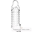 VirilXL V11 - Transparentny anatomiczny rękaw intymny z uchwytem, 13,5 cm VIRILXL