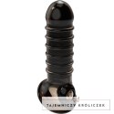 VirilXL V15 Czarny - Nakładka Powiększająca, Teksturowana, TPE, 13,5 cm VIRILXL