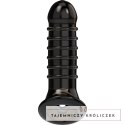 VirilXL V15 Czarny - Nakładka Powiększająca, Teksturowana, TPE, 13,5 cm VIRILXL
