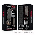 VirilXL V15 Czarny - Nakładka Powiększająca, Teksturowana, TPE, 13,5 cm VIRILXL