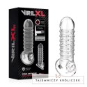 VirilXL V15 Przezroczysty rękaw intymny do powiększania rozmiaru 13,5 cm VIRILXL