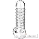 VirilXL V15 Przezroczysty rękaw intymny do powiększania rozmiaru 13,5 cm VIRILXL