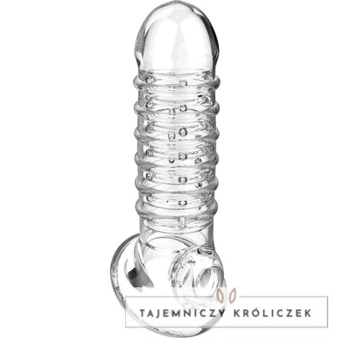 VirilXL V15 Przezroczysty rękaw intymny do powiększania rozmiaru 13,5 cm VIRILXL