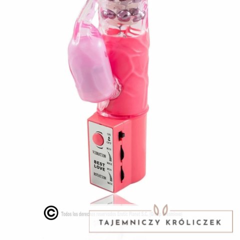 Baile Super Rotator - Model Intymny Krolik, żelowy, liliowy, 23 cm BAILE
