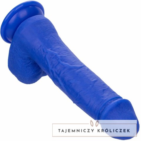 CalExotics Admiral Blue anatomiczny wibrator silikonowy z przyssawką 18,5 cm CALEXOTICS