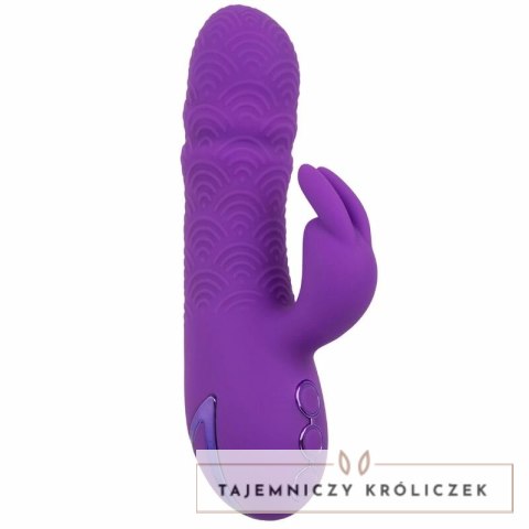 CalExotics Manhattan Beach Marvel fioletowy stymulator podwojny IPX7 CALEXOTICS