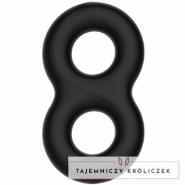 Crazy Bull Double Ring silikonowy medyczny pierścień elastyczny 8,5cm CRAZY BULL
