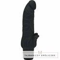 Get Real Classic Stim Czarny - anatomiczny wibrator z dodatkową stymulacją GET REAL