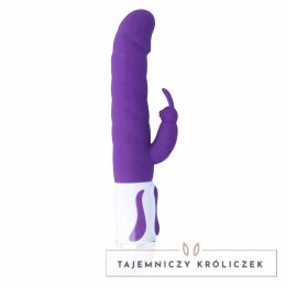 Intense Bobble Liliowy - Wibrator Silikonowy z Rotacją 27 cm INTENSE