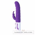 Intense Bobble Liliowy - Wibrator Silikonowy z Rotacją 27 cm INTENSE