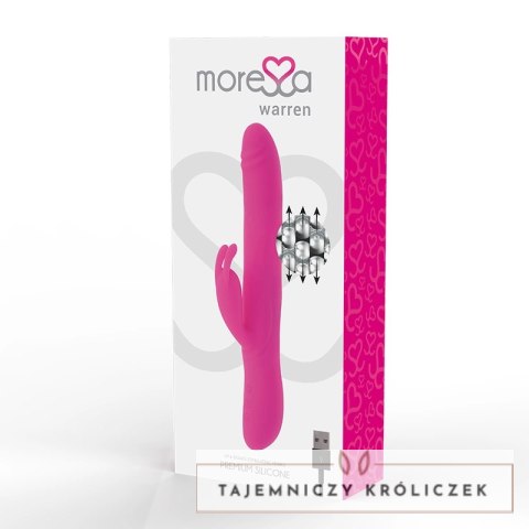 Moressa Warren Premium silikonowy model z systemem Rolling, fioletowy 25,5 cm MORESSA