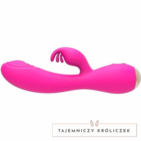 Nalone Magic Stick - model dwusilnikowy, silikonowy, rożowy, 19 cm NALONE