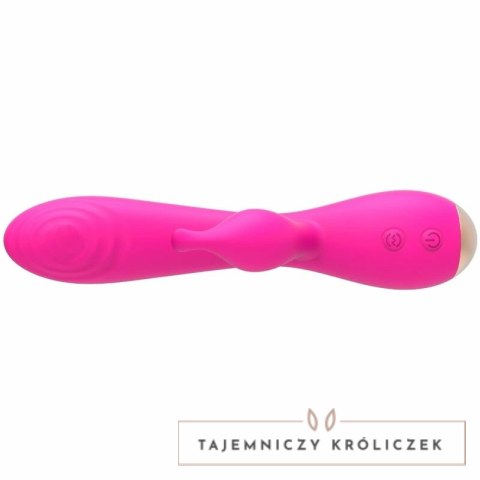 Nalone Magic Stick - model dwusilnikowy, silikonowy, rożowy, 19 cm NALONE