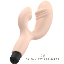 Ohmama Classic Rabbit Vibrator Edycja Świąteczna, silikon, 155 mm, IPX6 OHMAMA