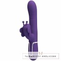 Pretty Love Butterfly Violet - wielofunkcyjny masażer 4w1, silikonowy PRETTY LOVE