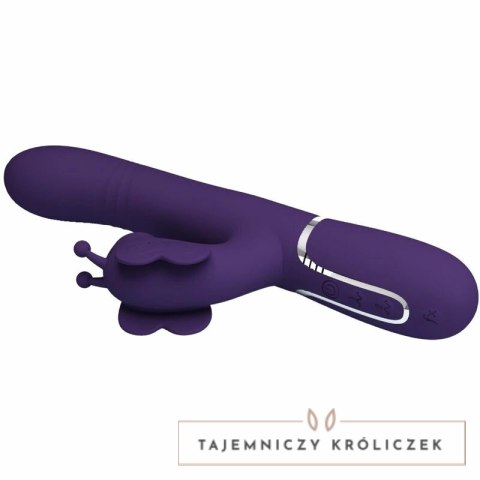 Pretty Love Butterfly Violet - wielofunkcyjny masażer 4w1, silikonowy PRETTY LOVE